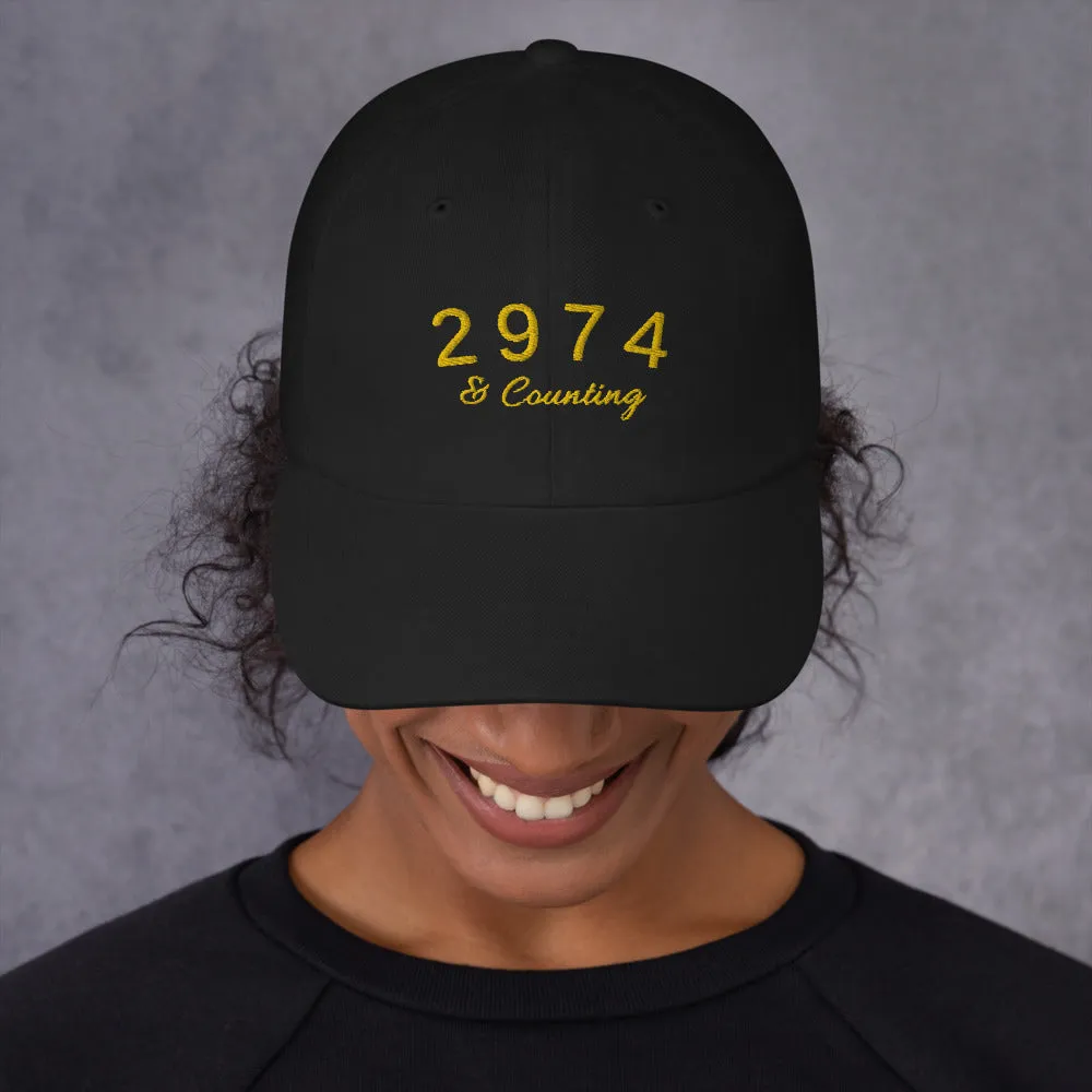 2974 And Counting Dad Hat, Stephen Curry Embroidered Hat