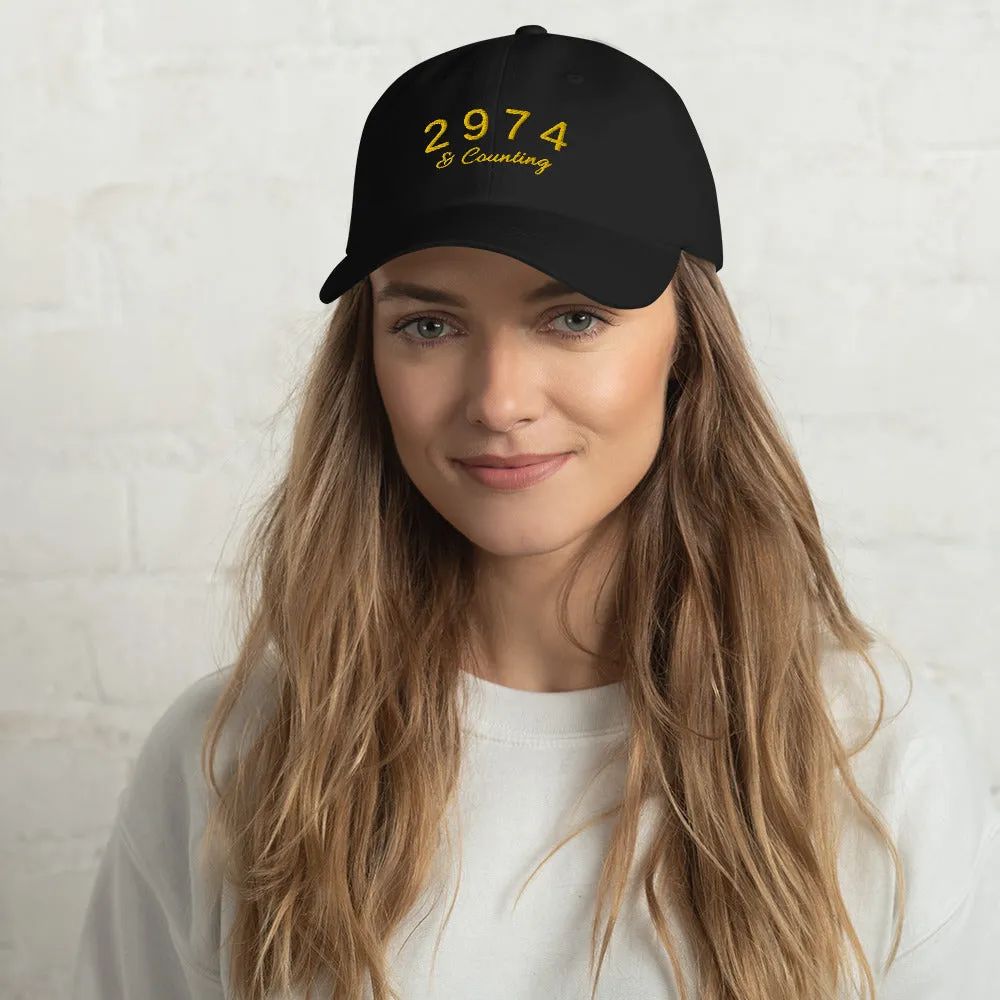 2974 And Counting Dad Hat, Stephen Curry Embroidered Hat