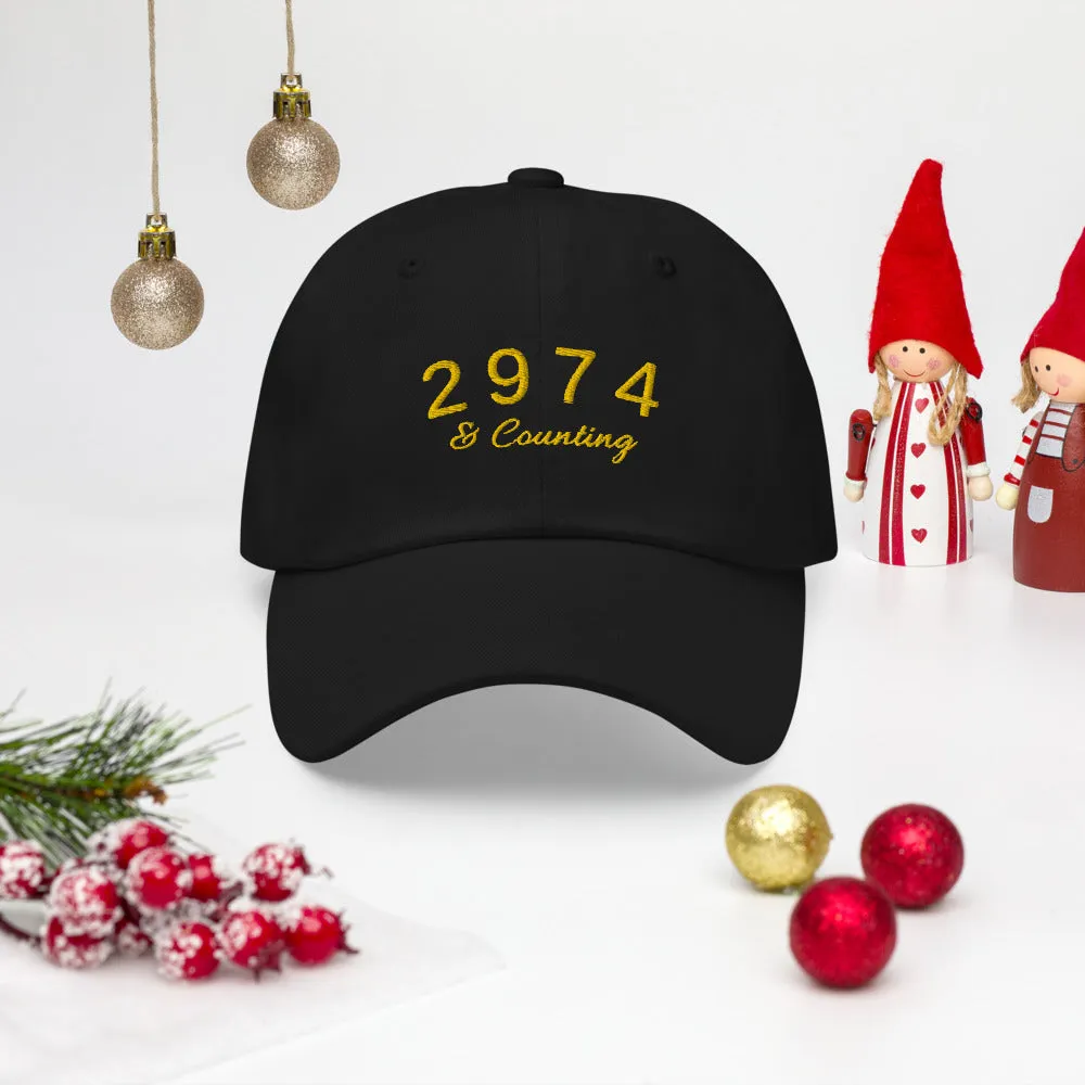 2974 And Counting Dad Hat, Stephen Curry Embroidered Hat