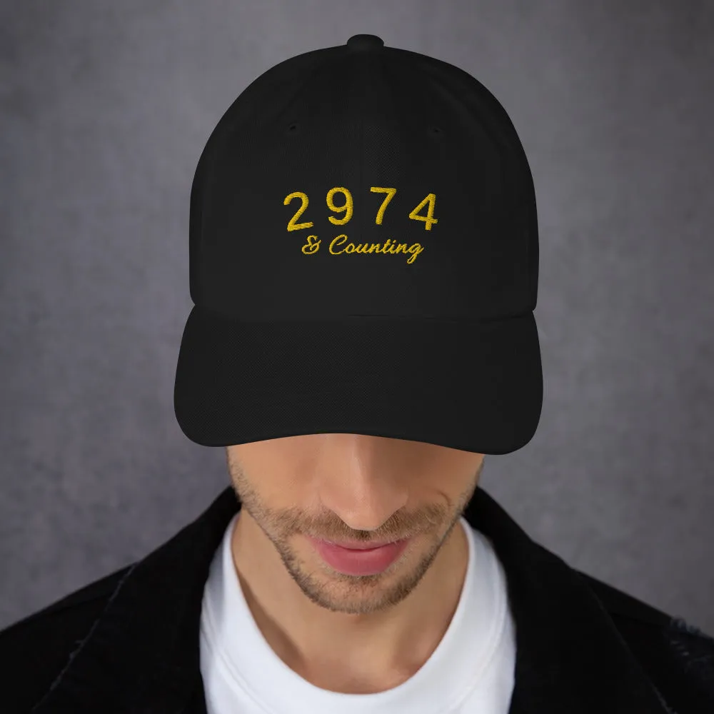 2974 And Counting Dad Hat, Stephen Curry Embroidered Hat