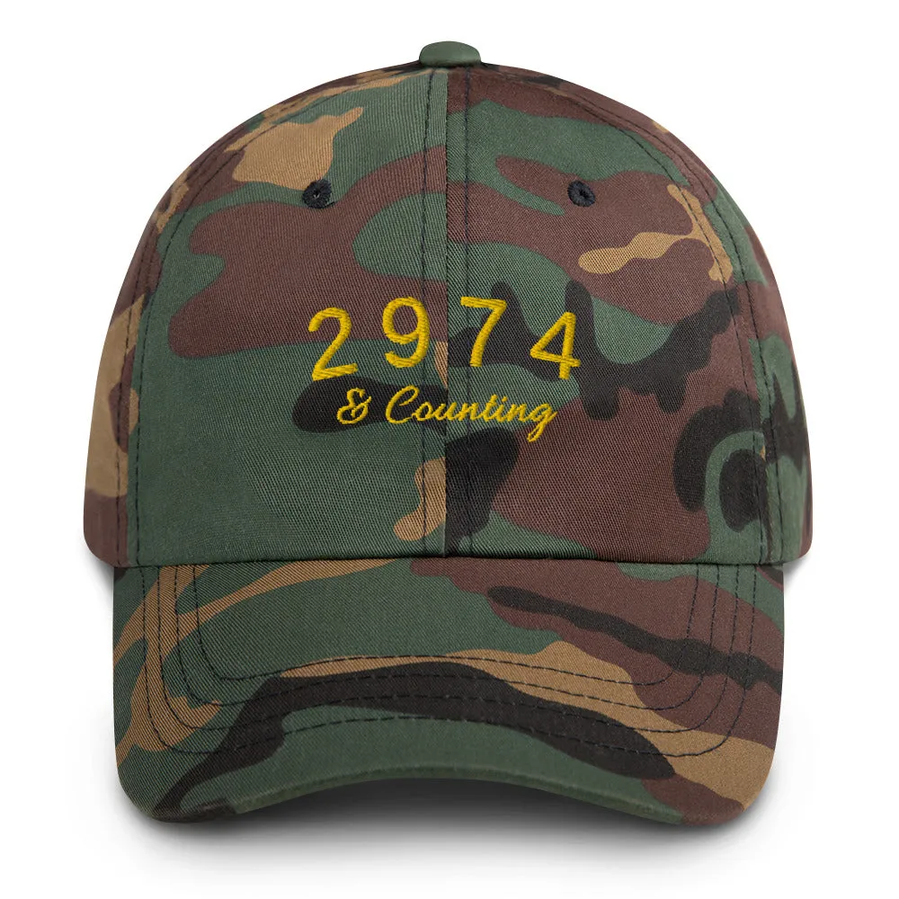 2974 And Counting Dad Hat, Stephen Curry Embroidered Hat