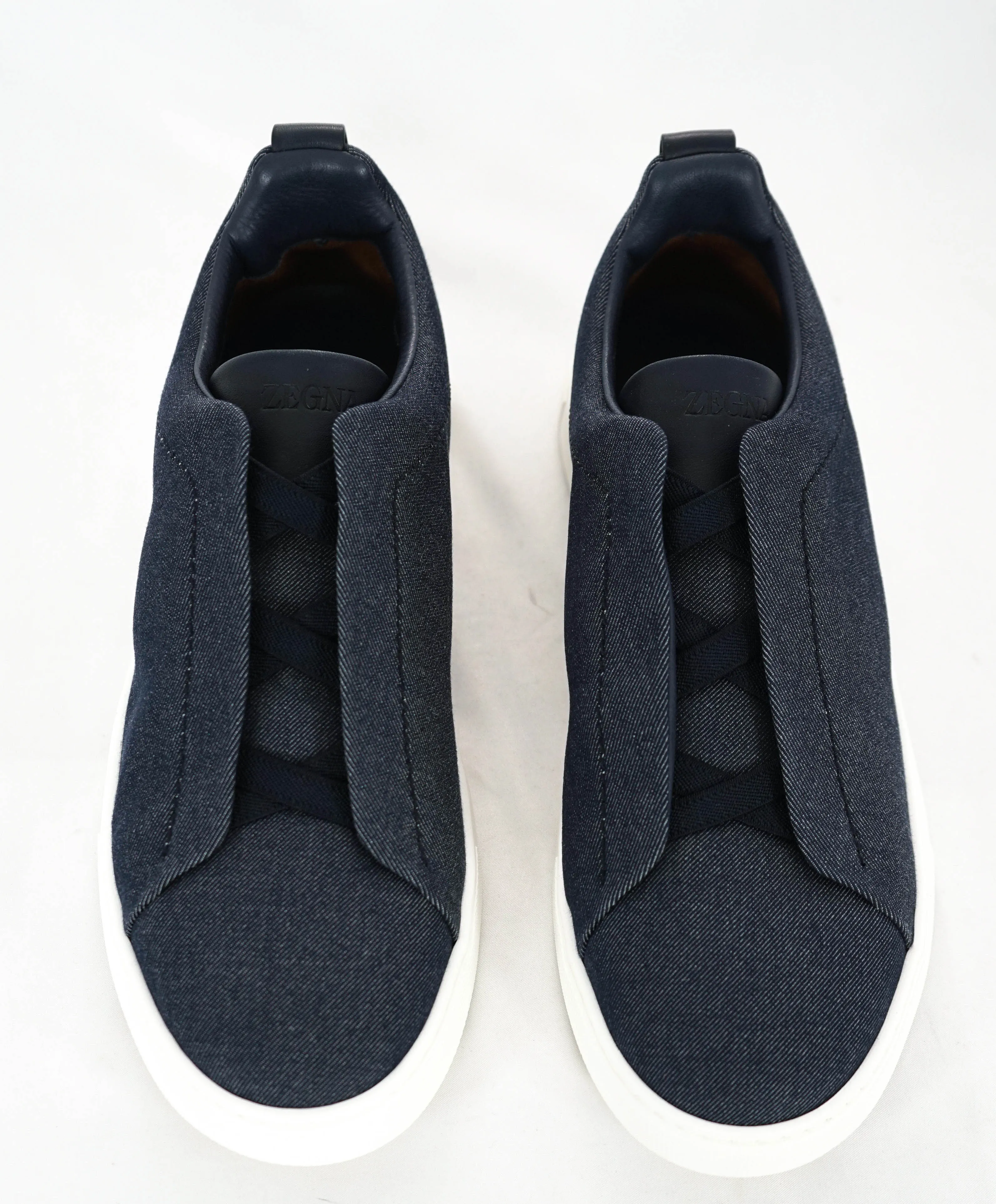 $800 ERMENEGILDO ZEGNA - COUTURE "Triple Stitch" Sneakers - 7.5 US (40,5 EU)