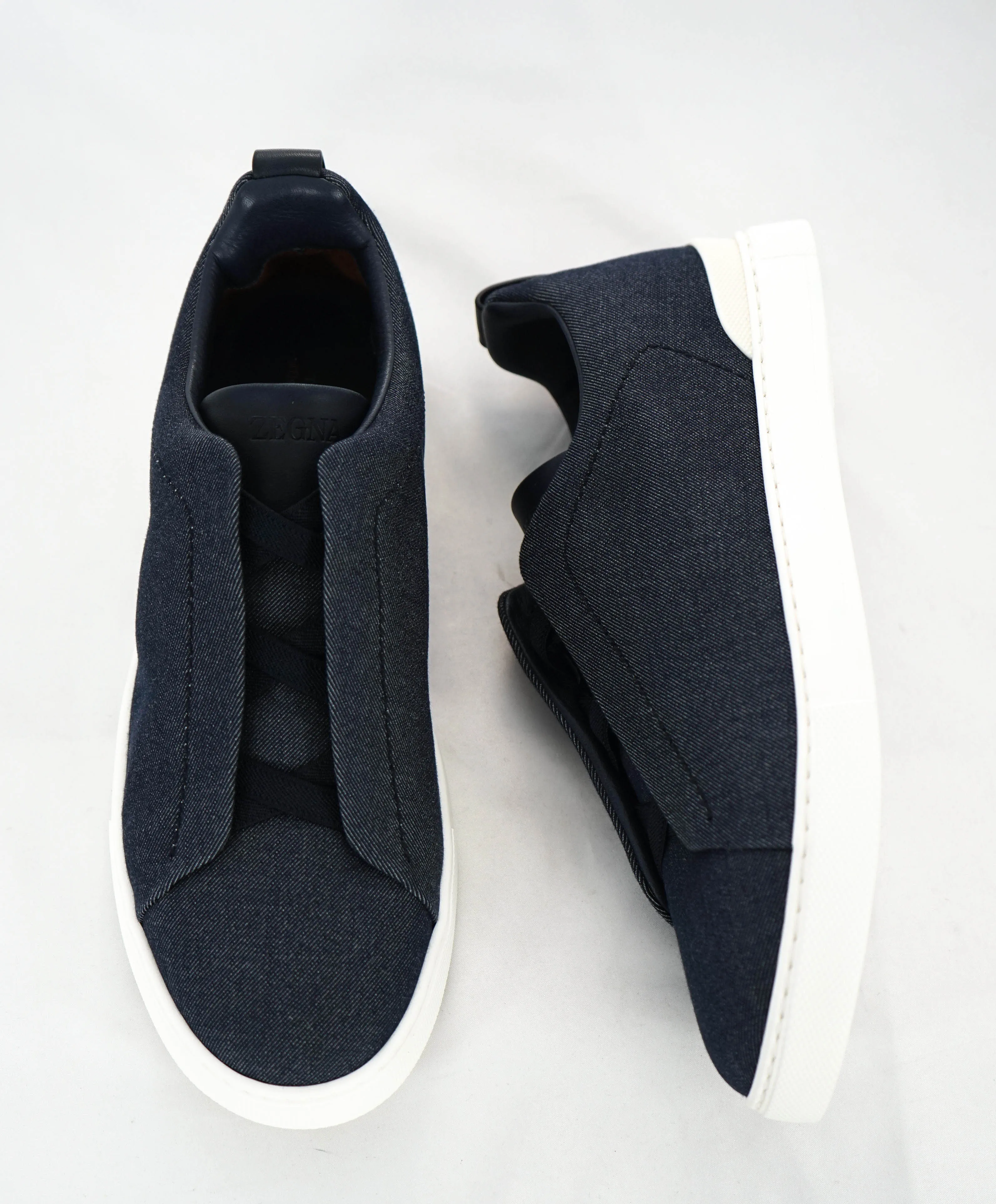 $800 ERMENEGILDO ZEGNA - COUTURE "Triple Stitch" Sneakers - 7.5 US (40,5 EU)
