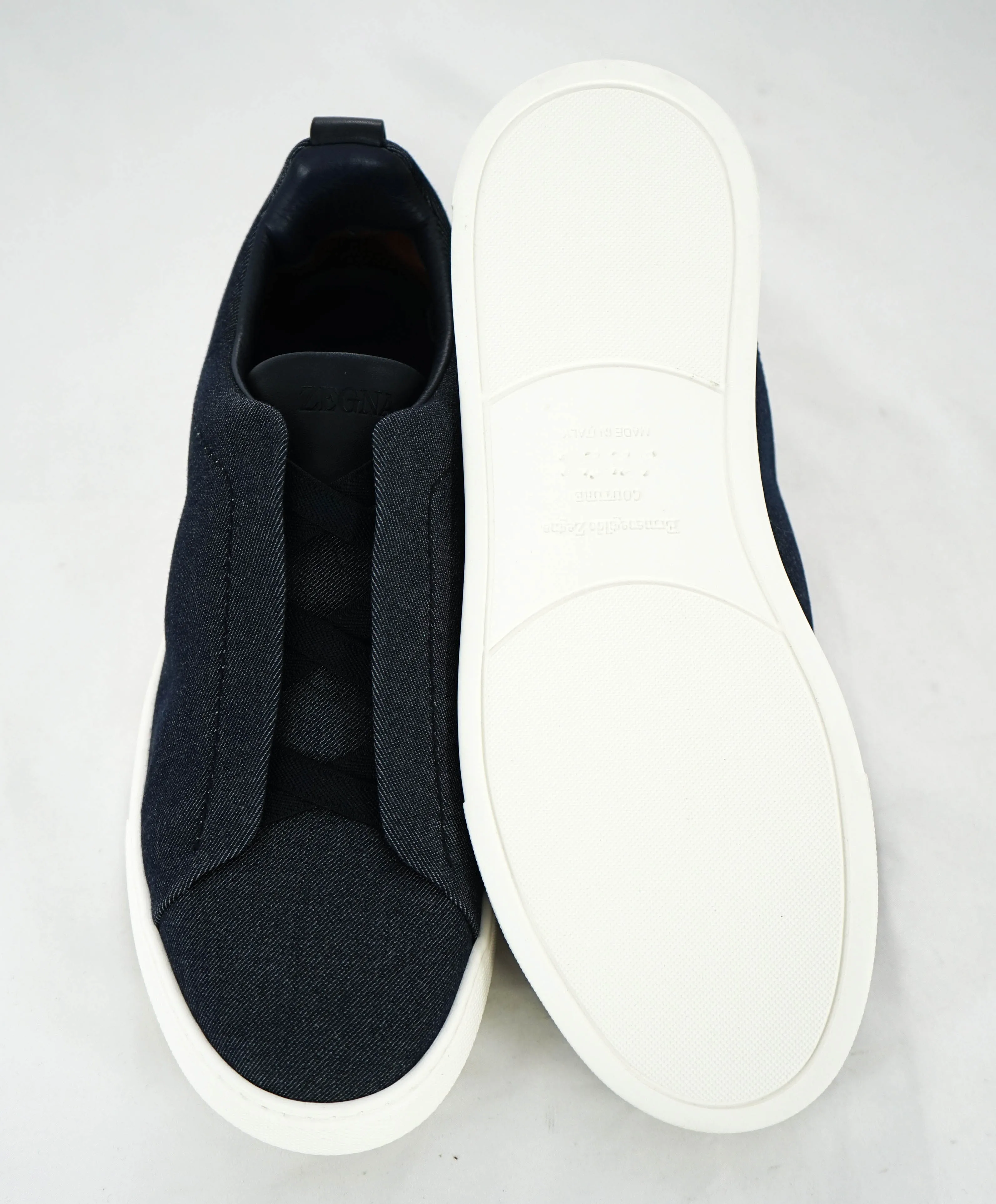 $800 ERMENEGILDO ZEGNA - COUTURE "Triple Stitch" Sneakers - 7.5 US (40,5 EU)