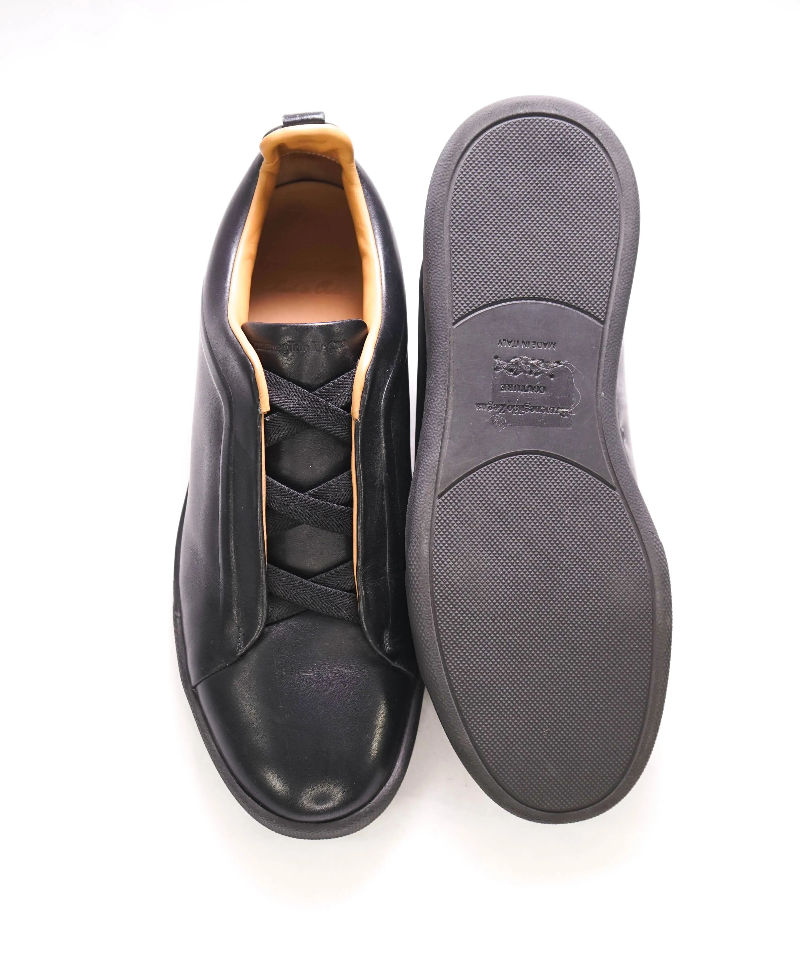 $950 ERMENEGILDO ZEGNA - COUTURE "Triple Stitch" Sneakers - 7 US (40 EU)