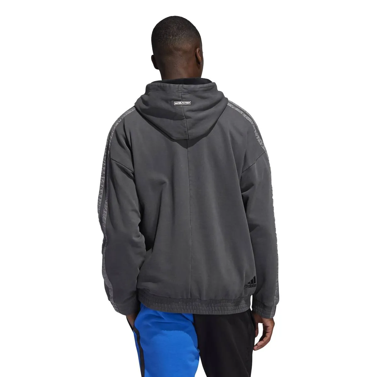 Adidas Basketball Men Daniel Patrick x James Harden Hoodie Black Linen FR5759