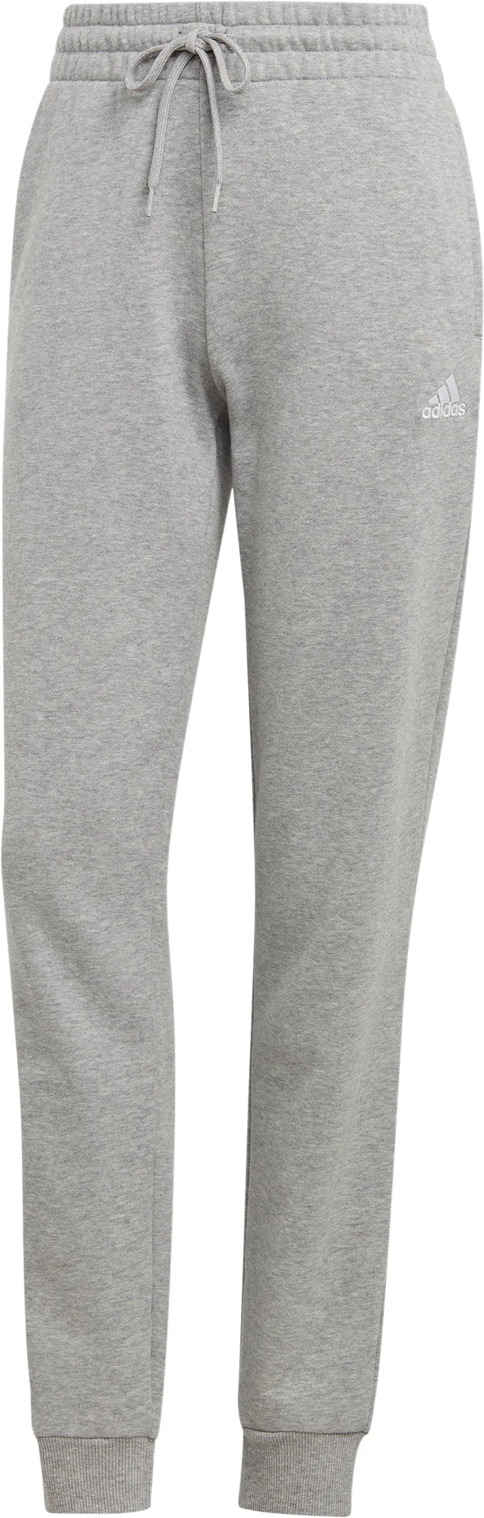 adidas Essentials Linear French Terry Womens Cuffed Joggers - Grey