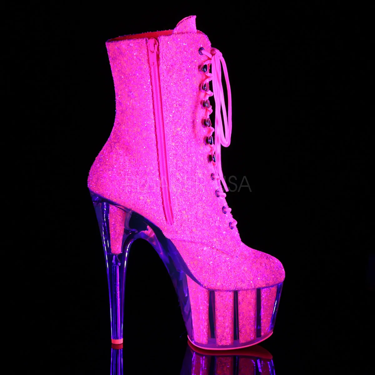 ADORE-1020G  Neon Pink Glitter/Neon Pink Glitter