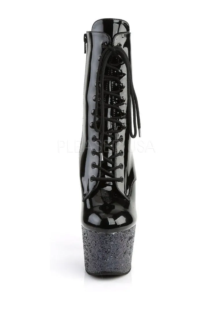 ADORE-1020LG Platform Boot | Black Patent