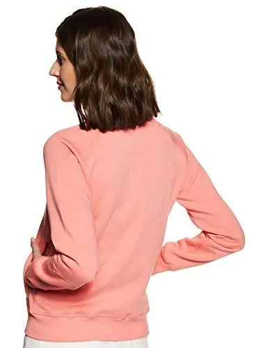Amazon Brand - Symbol Women's Sweatshirt (AW18WNSSW04_Candle Pink_X-Small)