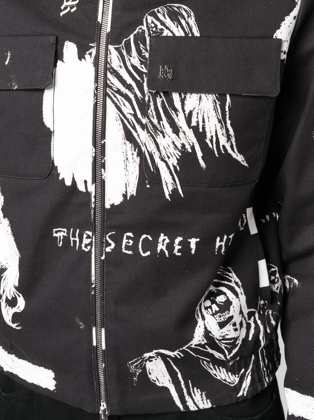 AMIRI graphic-print shirt jacket