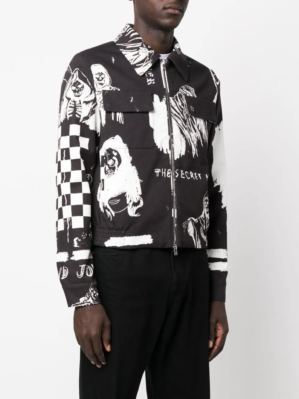 AMIRI graphic-print shirt jacket