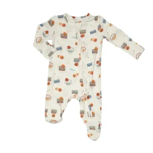 Angel Dear Basketball 2 Way Zipper Footie