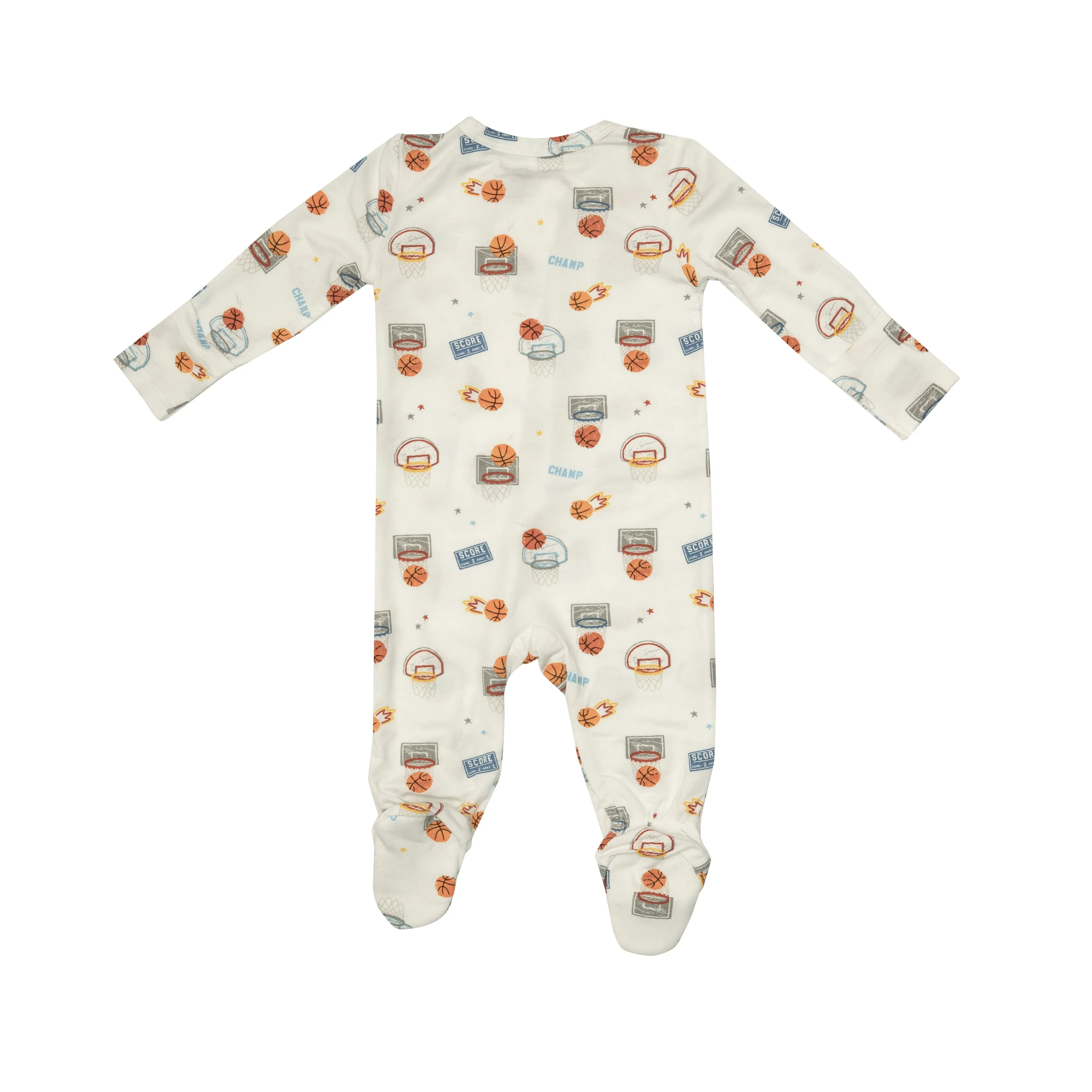 Angel Dear Basketball 2 Way Zipper Footie