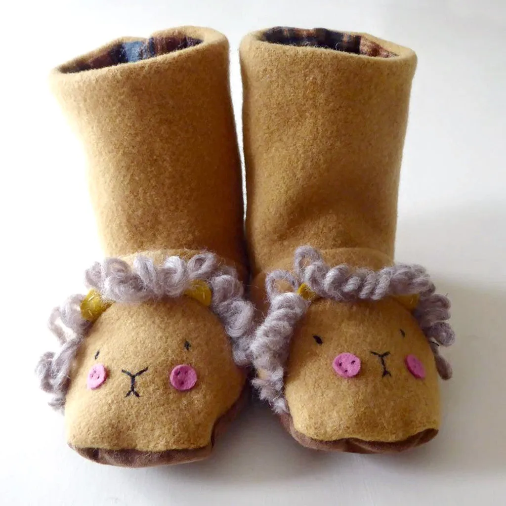 Animal Boots Sewing Pattern - Child