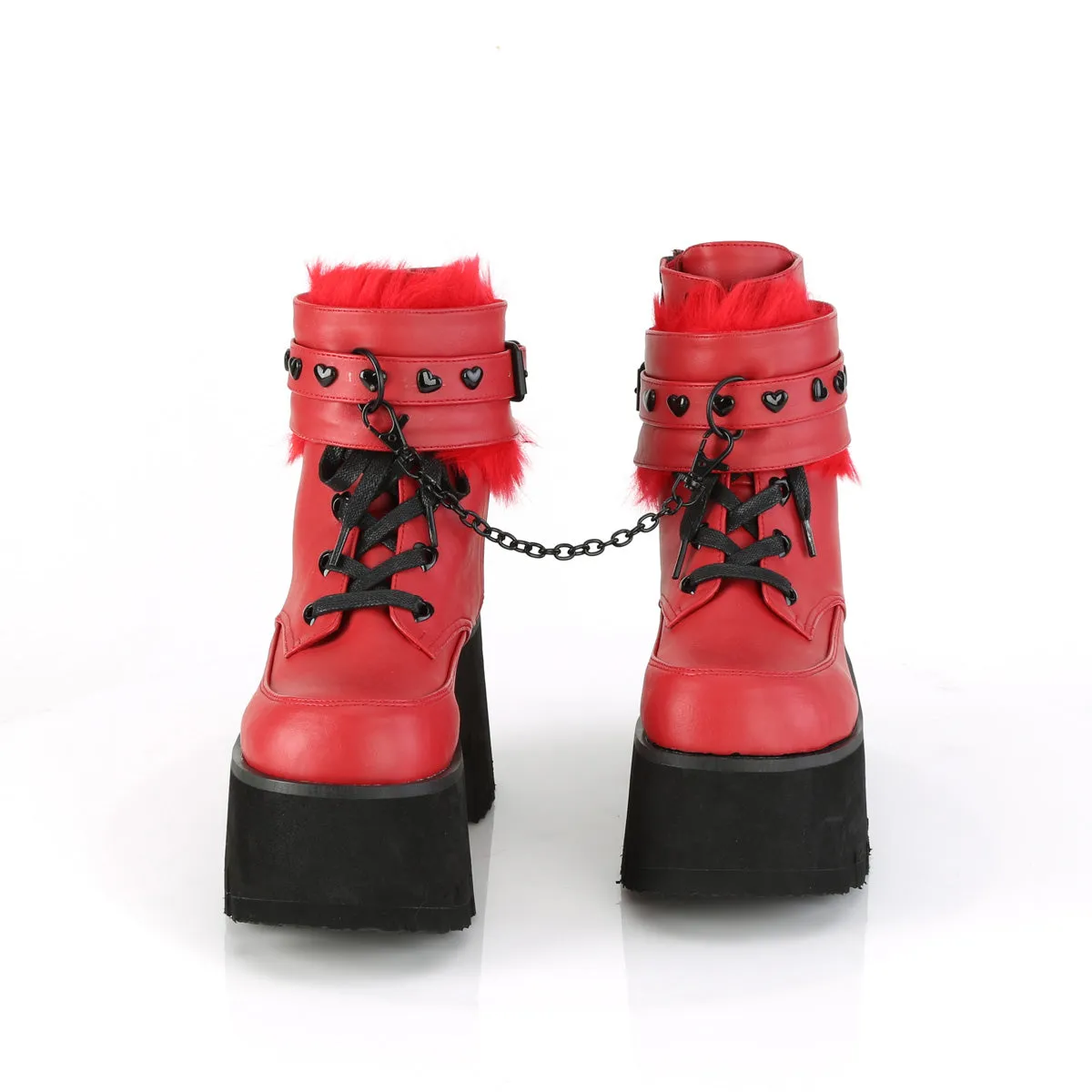 ASHES-57  Red Vegan Leather