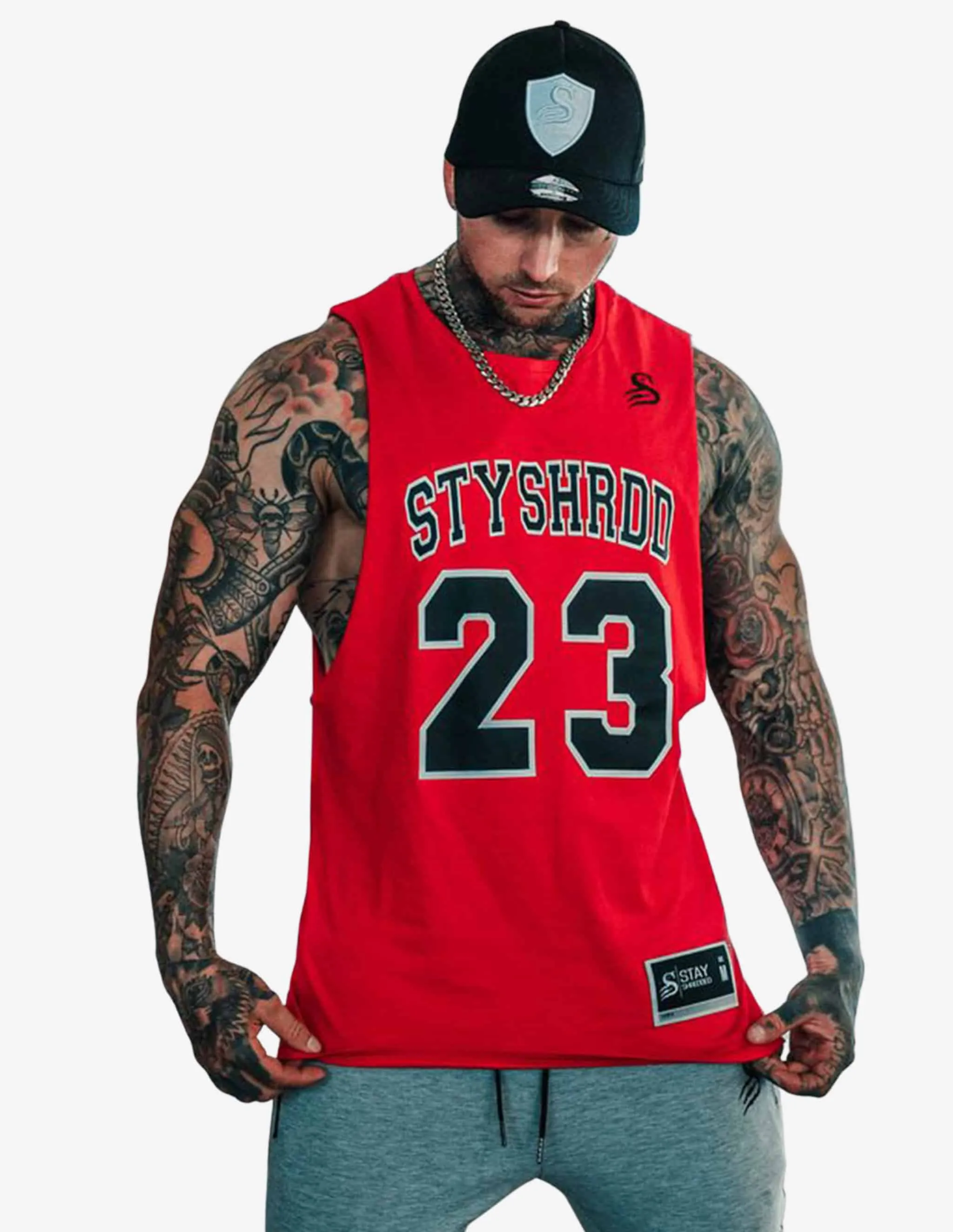BALLER Muscle Tank top - Red