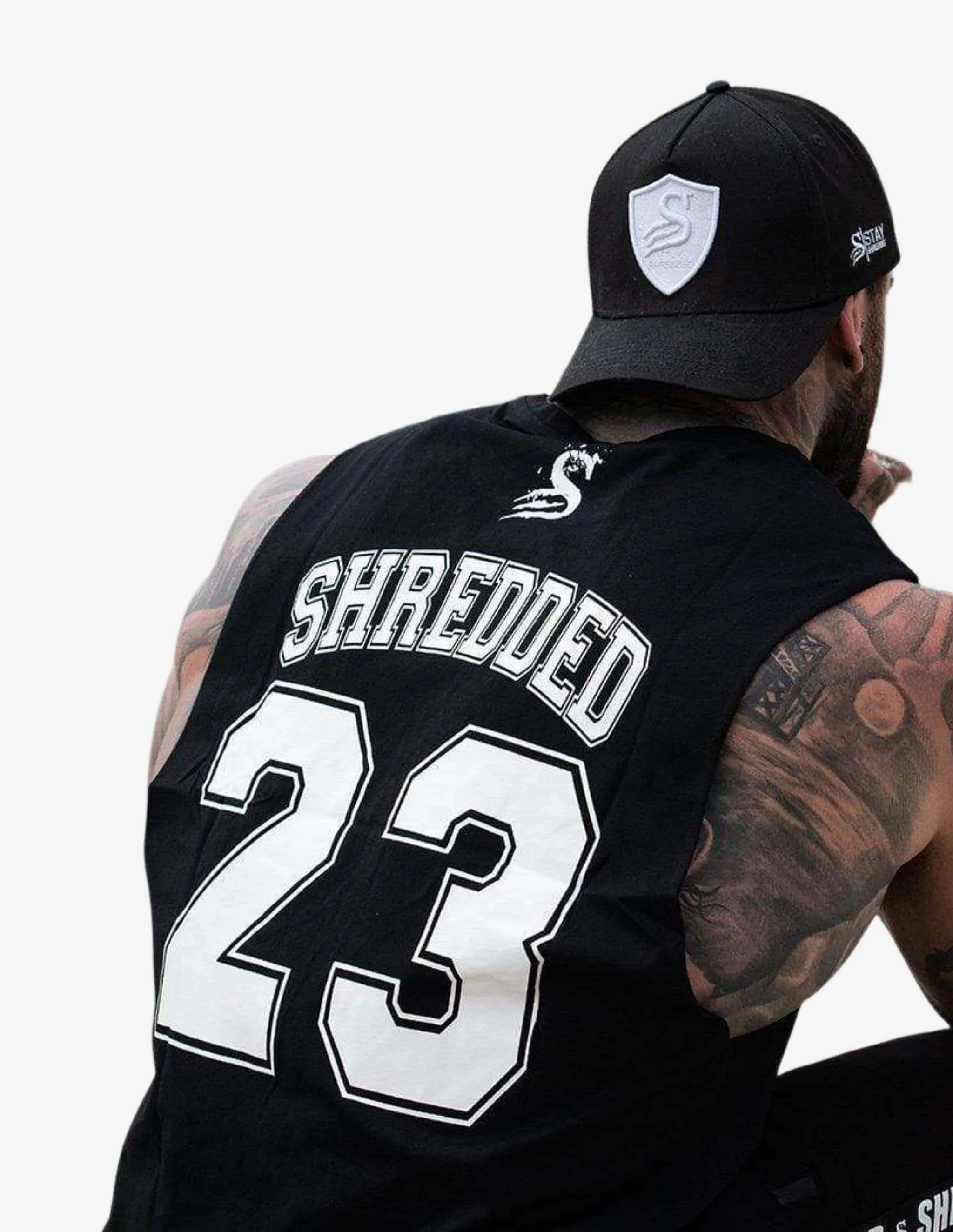 Basketball Tank - Black/White