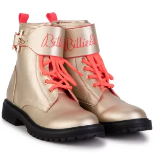 BILLIEBLUSH - GOLD ANKLE BOOT