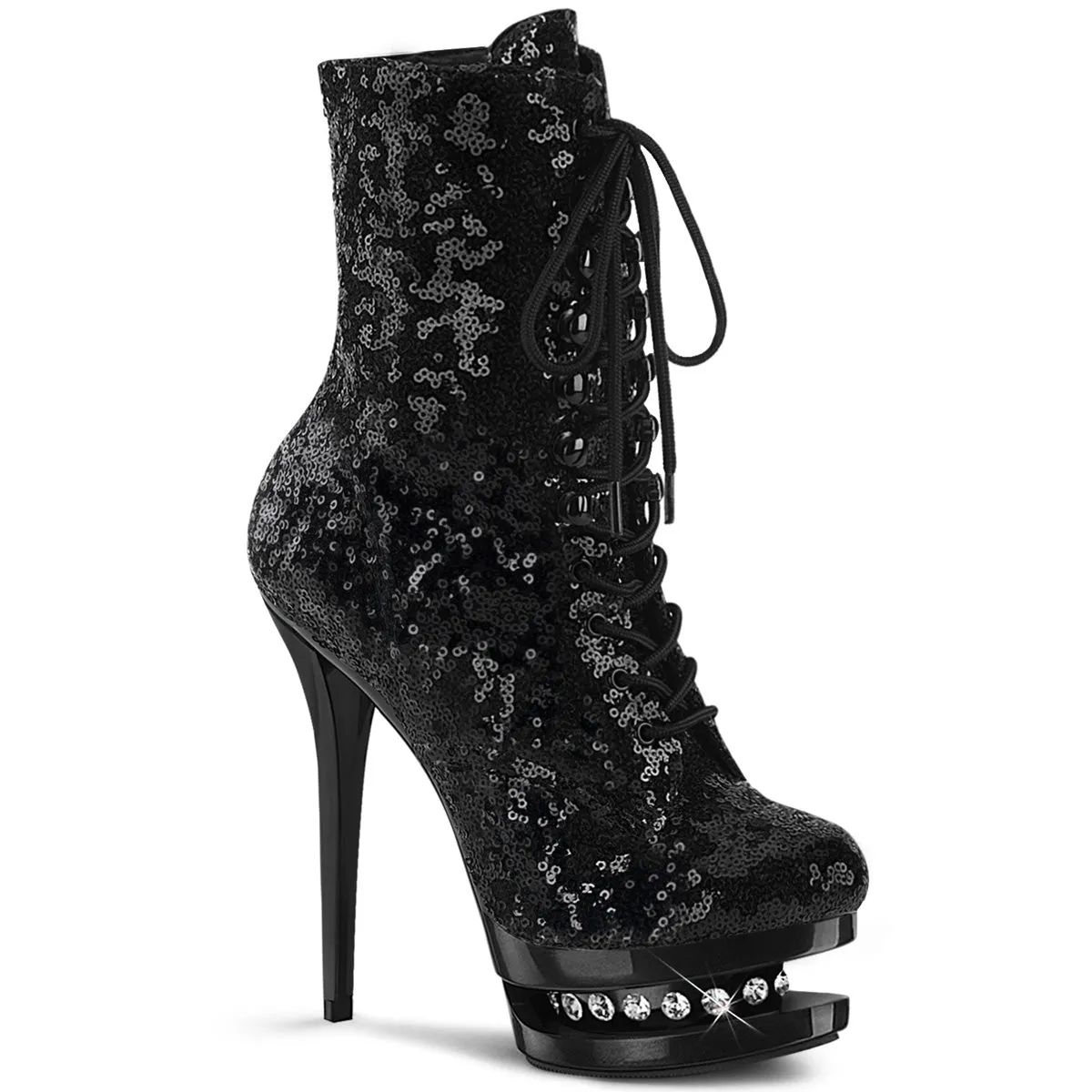 BLONDIE-R-1020  Black Sequins/Black