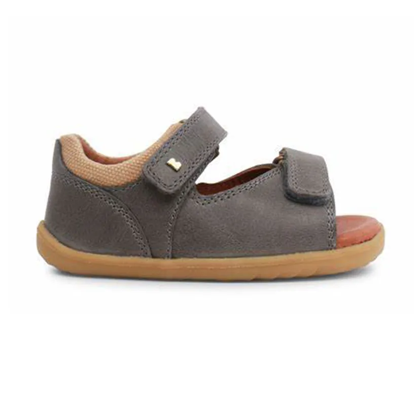 Bobux SU Charcoal Driftwood Open Toe Sandal