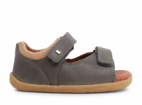 Bobux SU Charcoal Driftwood Open Toe Sandal