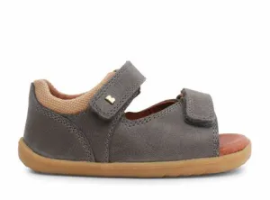 Bobux SU Charcoal Driftwood Open Toe Sandal