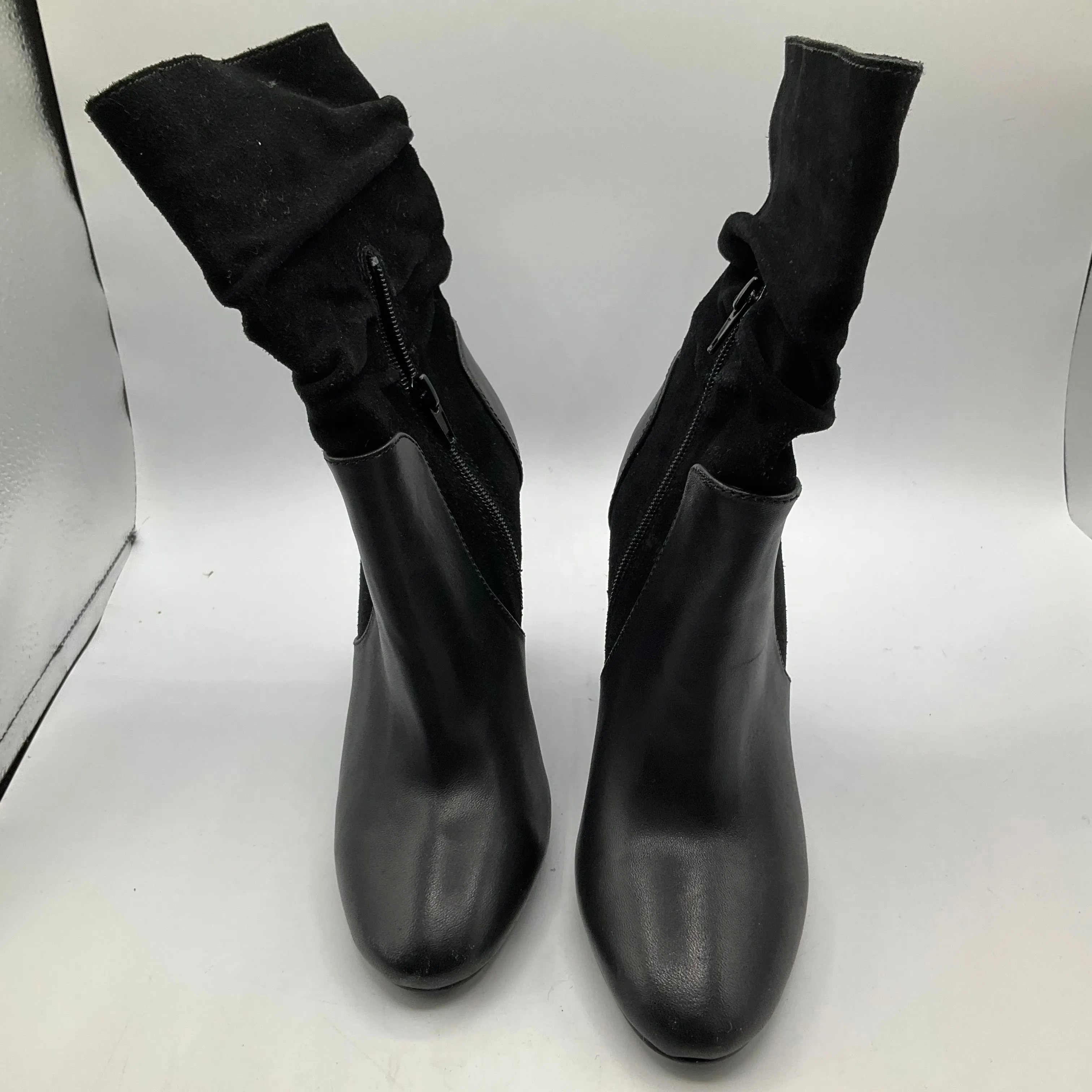 Boots Ankle Heels By Charles David In Black, Size: 6