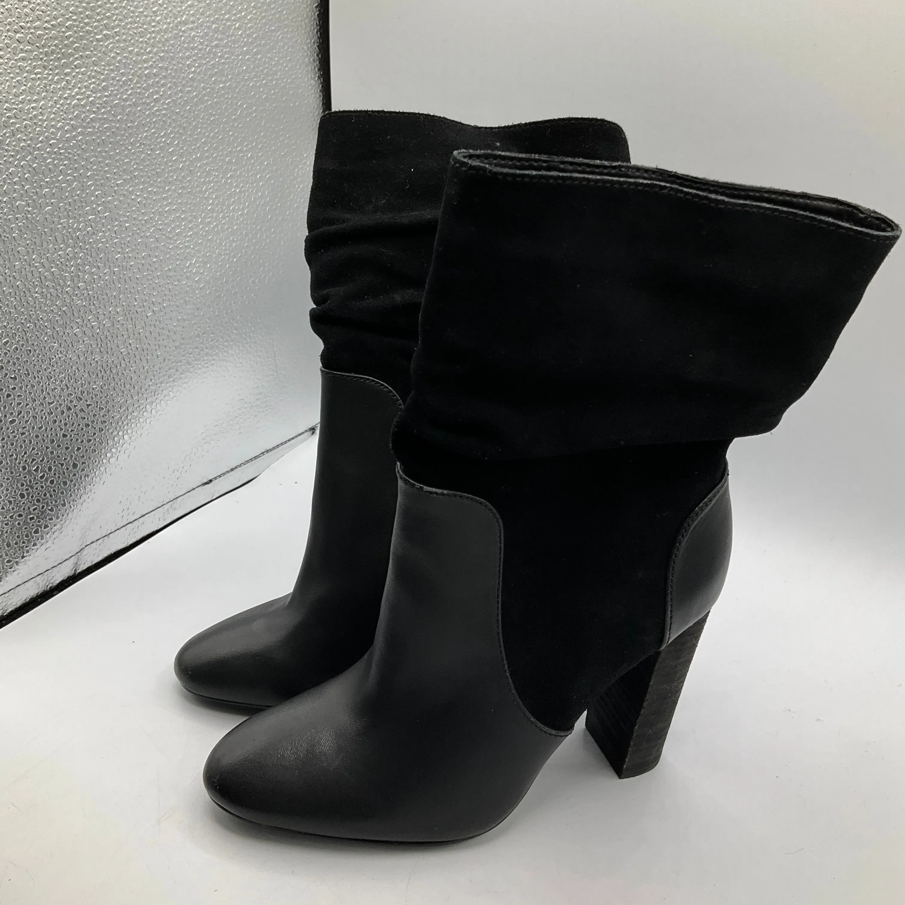 Boots Ankle Heels By Charles David In Black, Size: 6