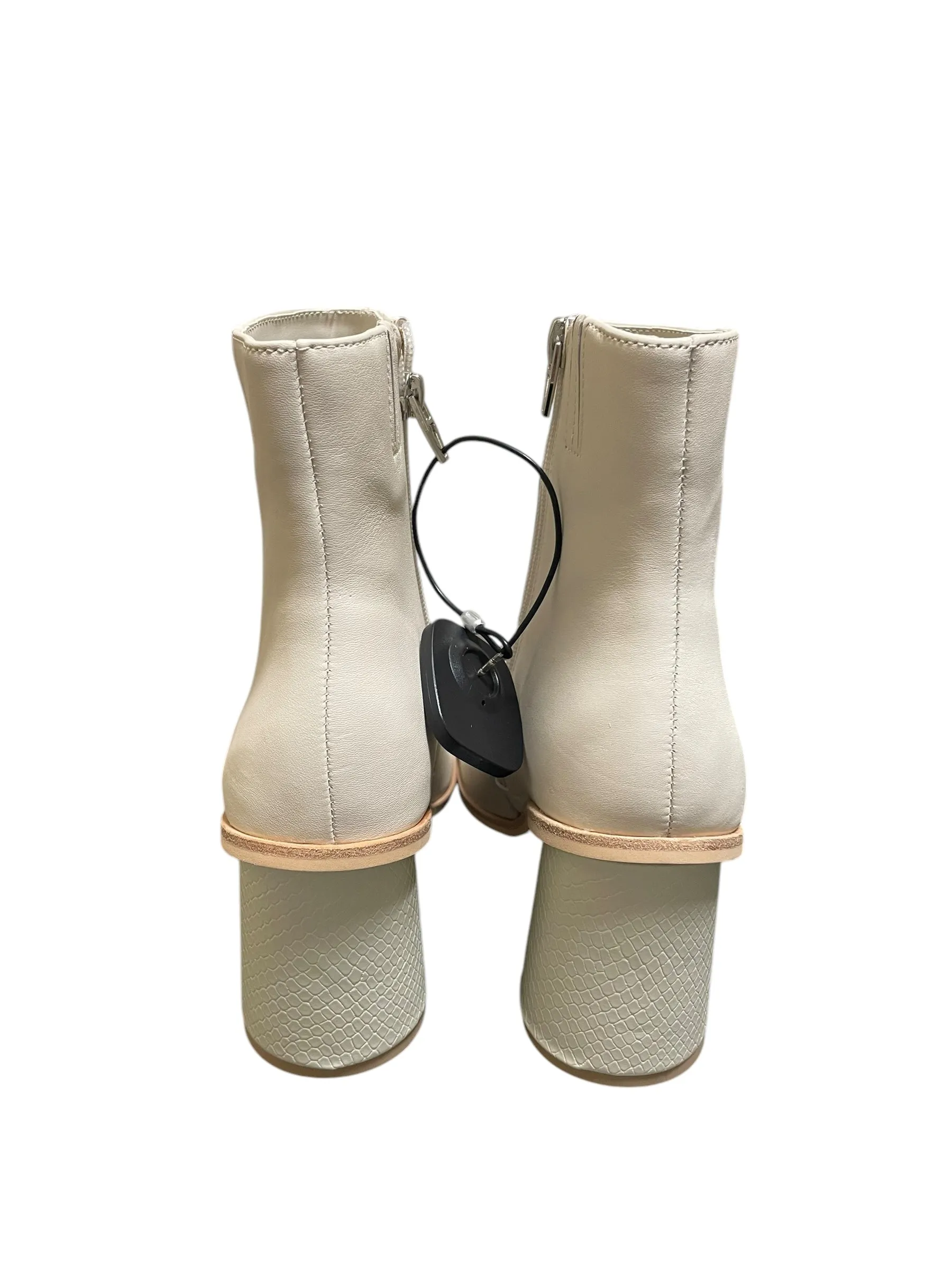 Boots Ankle Heels By Dolce Vita In Cream, Size: 8
