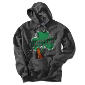 Boston Shamrock Graffiti Tailgater Hoodie