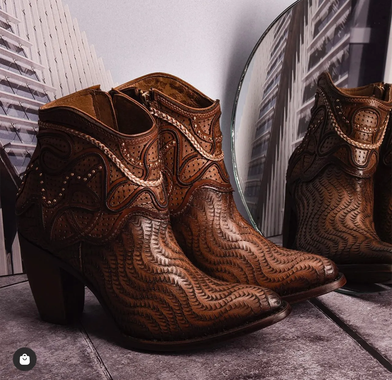 Botin de Dama Cuadra 3F78RS