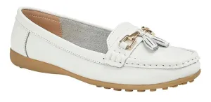 Boulevard L748G Womens Tassle Loafer