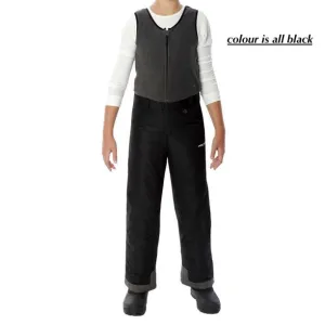 Brand new Children's Arctix LIMITLESS FLEECE TOP BIB OVERALLS, Black, Sz 10/12