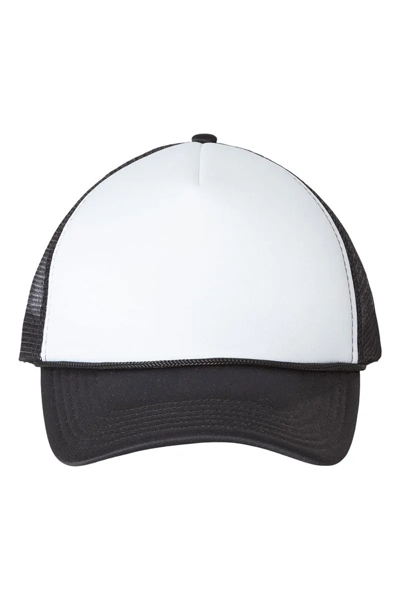 Brushed Basketball Foam Mesh Back Trucker Cap