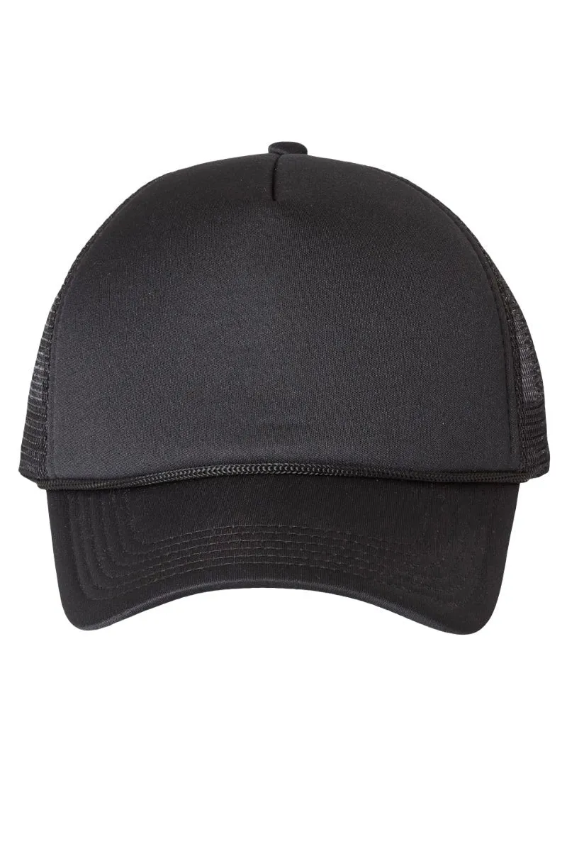 Brushed Basketball Foam Mesh Back Trucker Cap