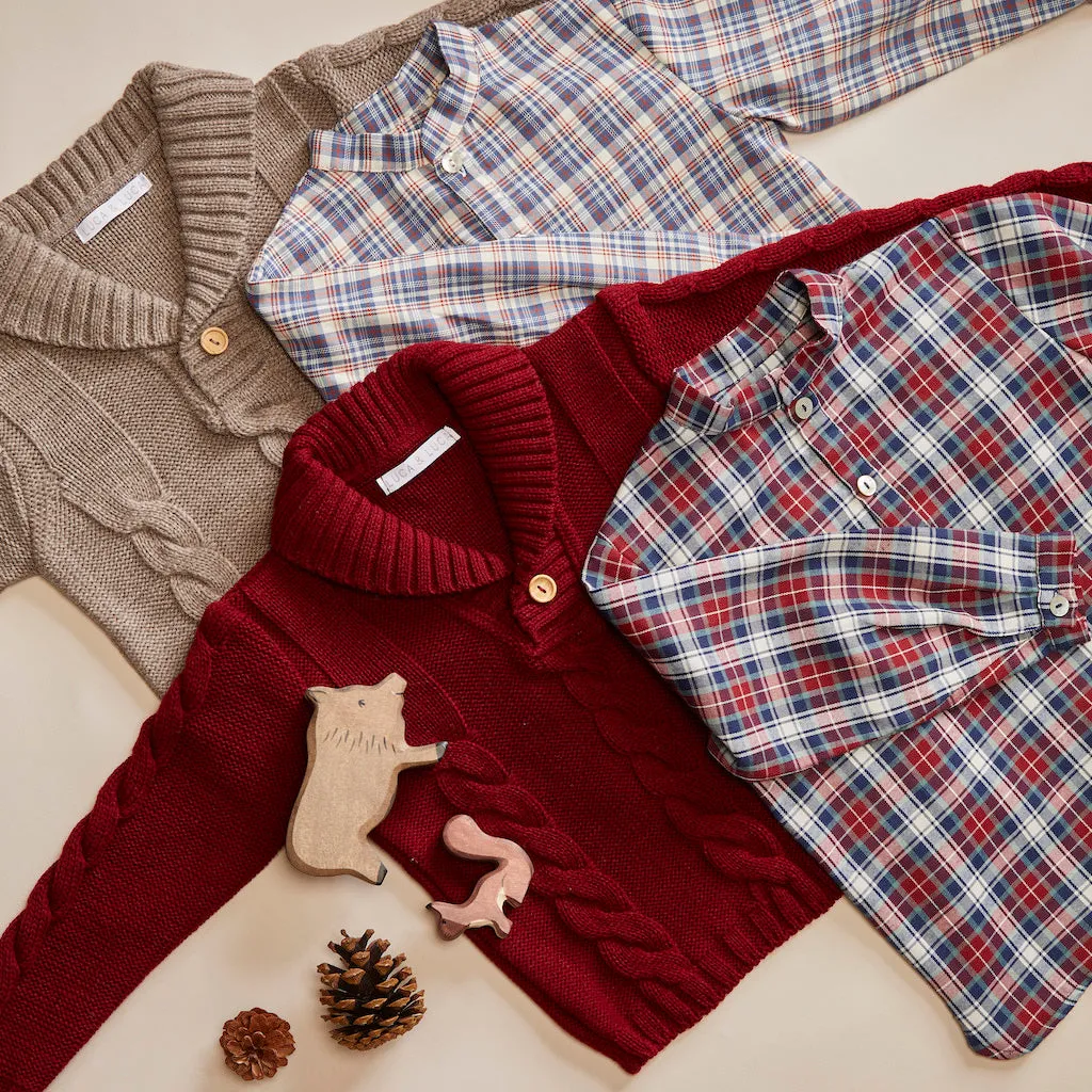 BURGUNDY RUFO JUMPER
