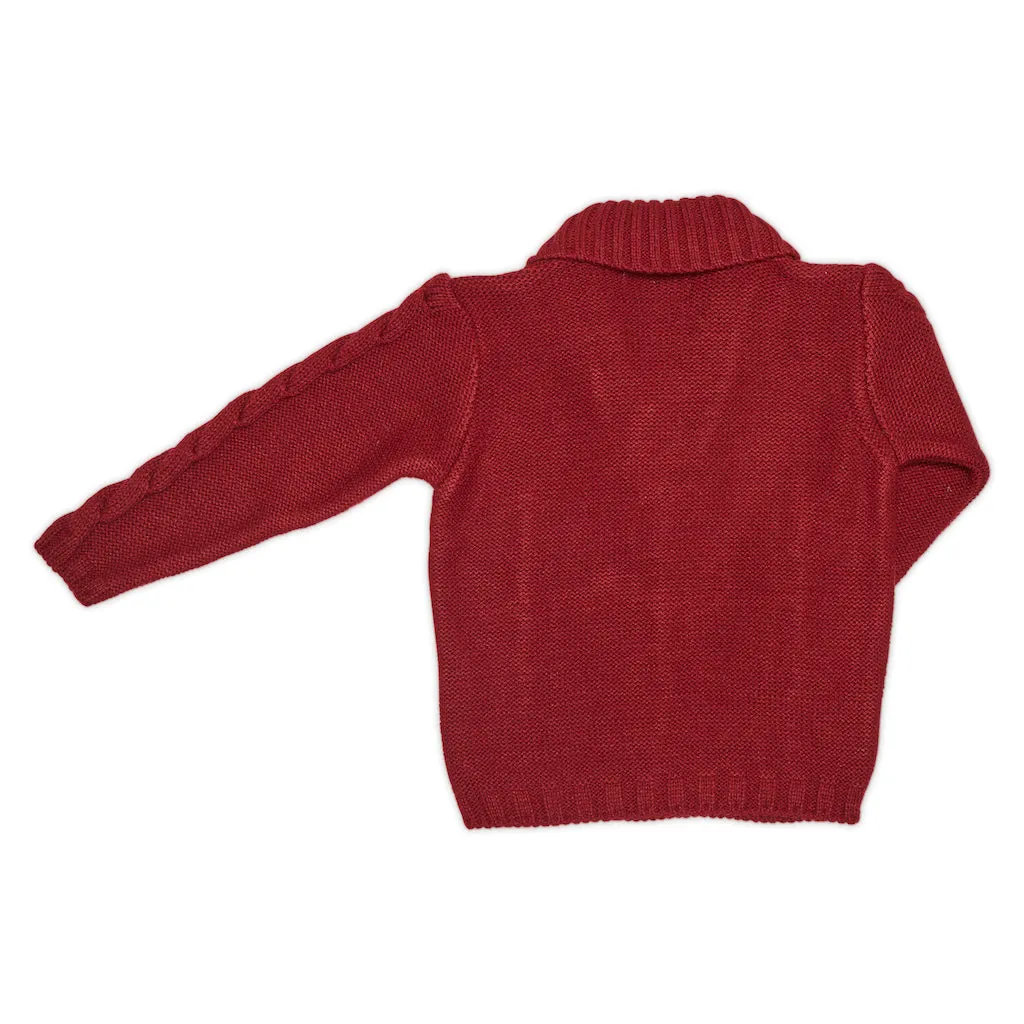 BURGUNDY RUFO JUMPER