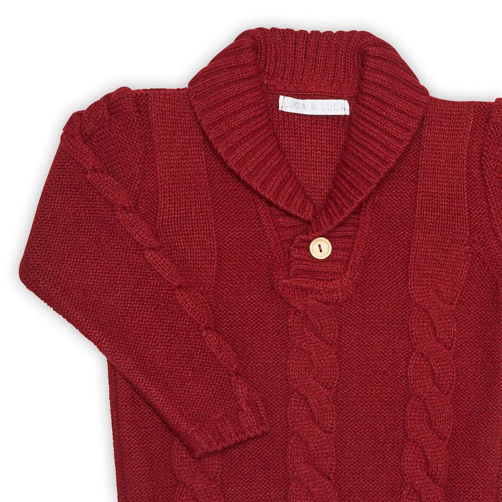 BURGUNDY RUFO JUMPER