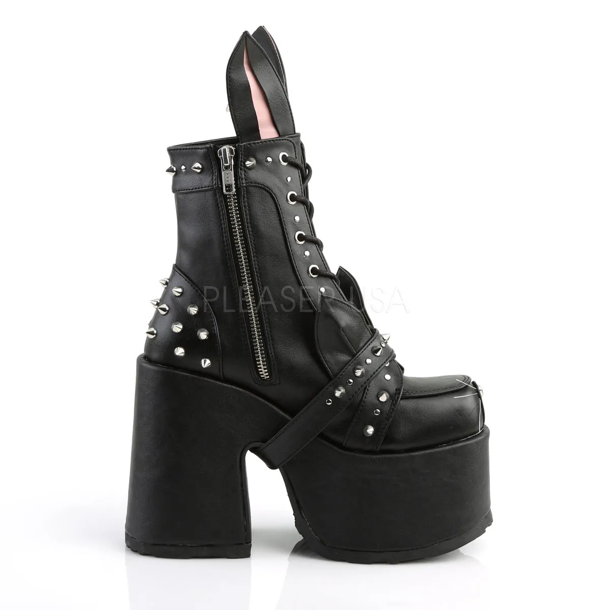 CAMEL-202  Black Vegan Leather