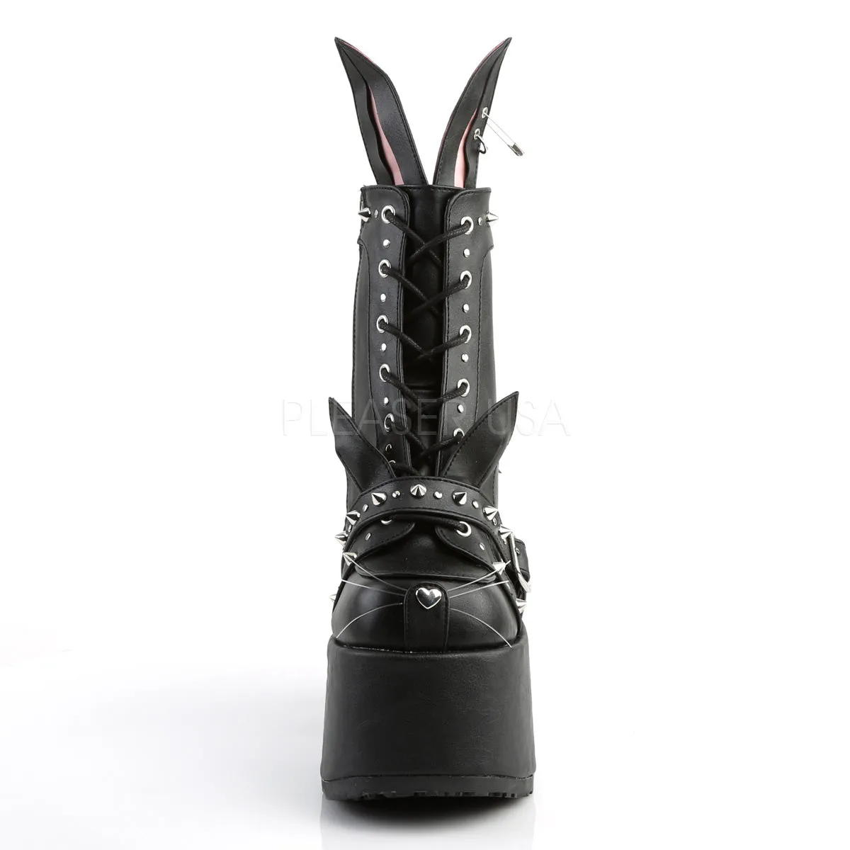 CAMEL-202  Black Vegan Leather