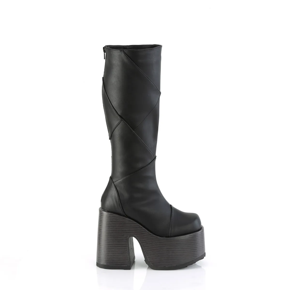 CAMEL-280  Black Vegan Leather