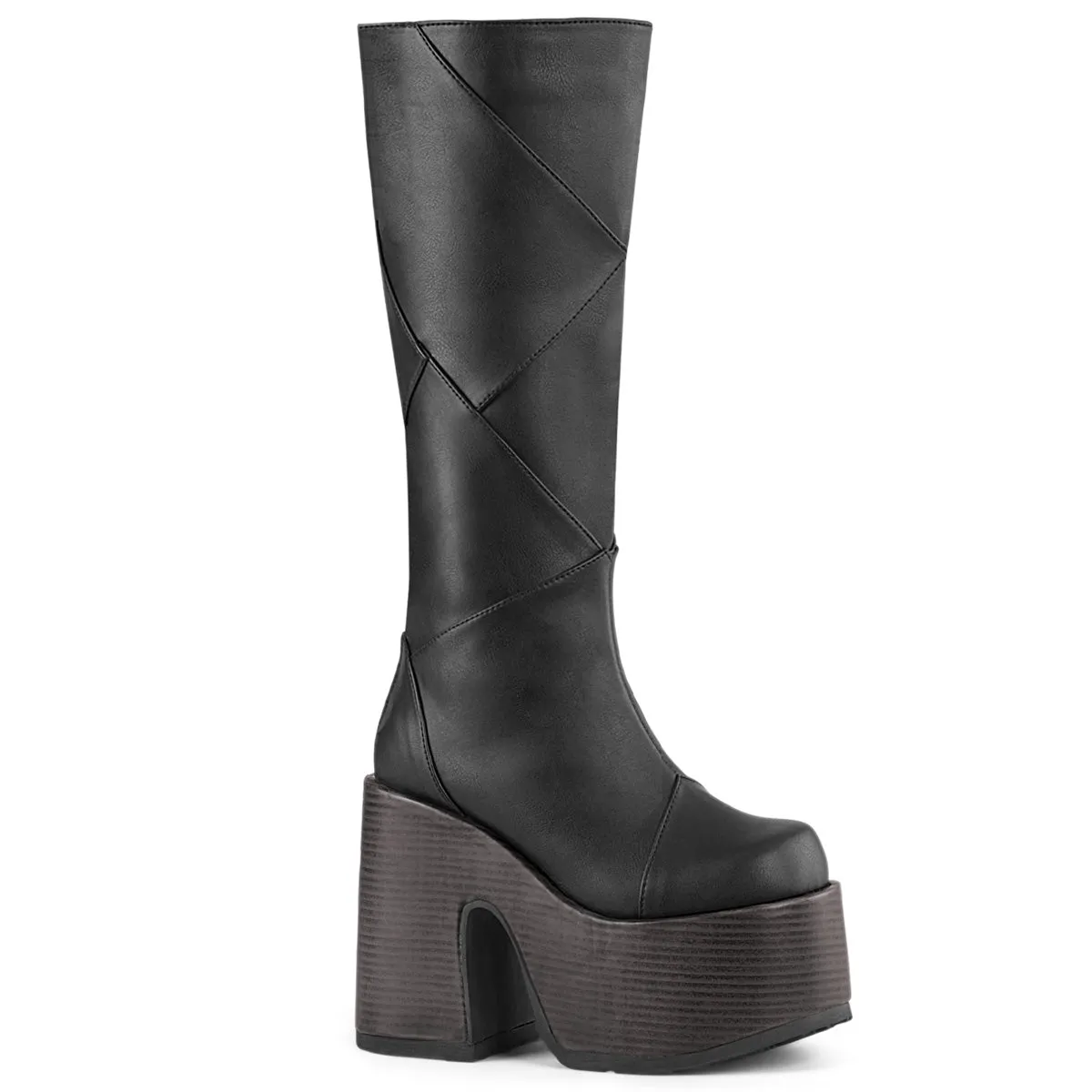CAMEL-280  Black Vegan Leather