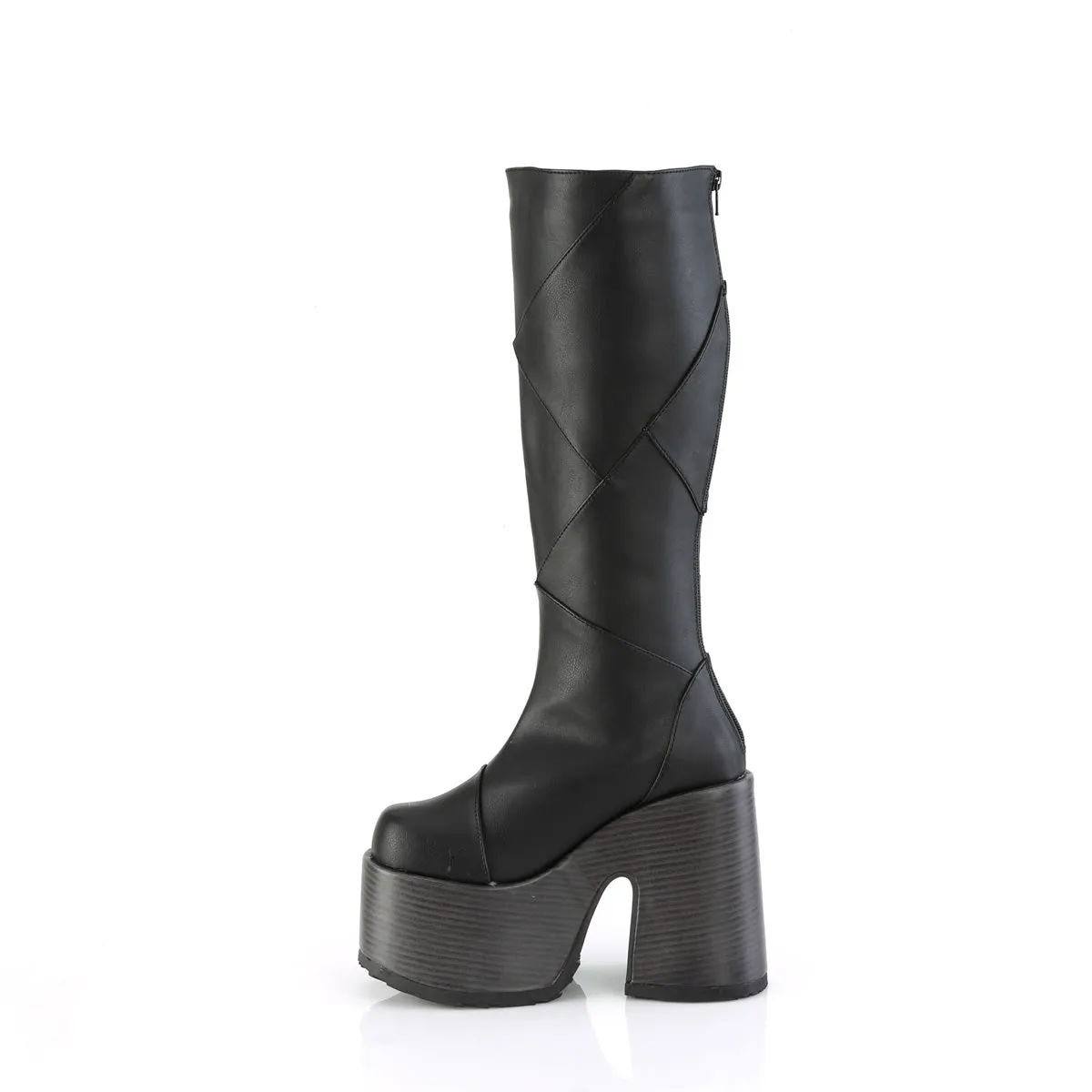CAMEL-280  Black Vegan Leather