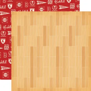 Carta Bella - Slam Dunk - 12x12 Single Sheet / Basketball Court