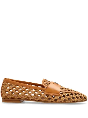 Casadei open-detailed loafers
