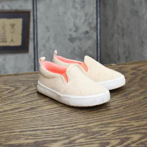 Cat & Jack Girls Toddler Slip On Sneakers 167081bfdb0b64 Brown / Pink 5T