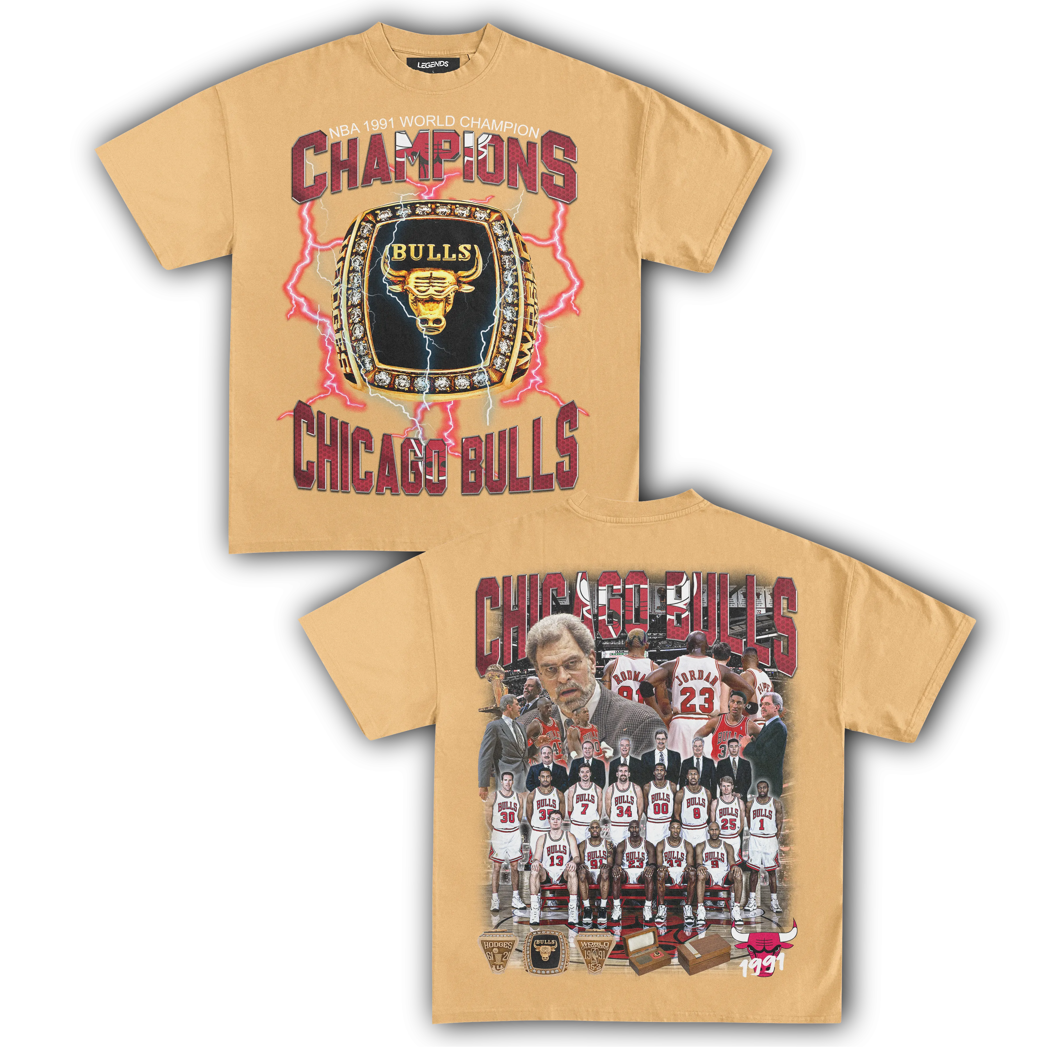 CHICAGO BULLS 1991 CHAMPIONS TEE