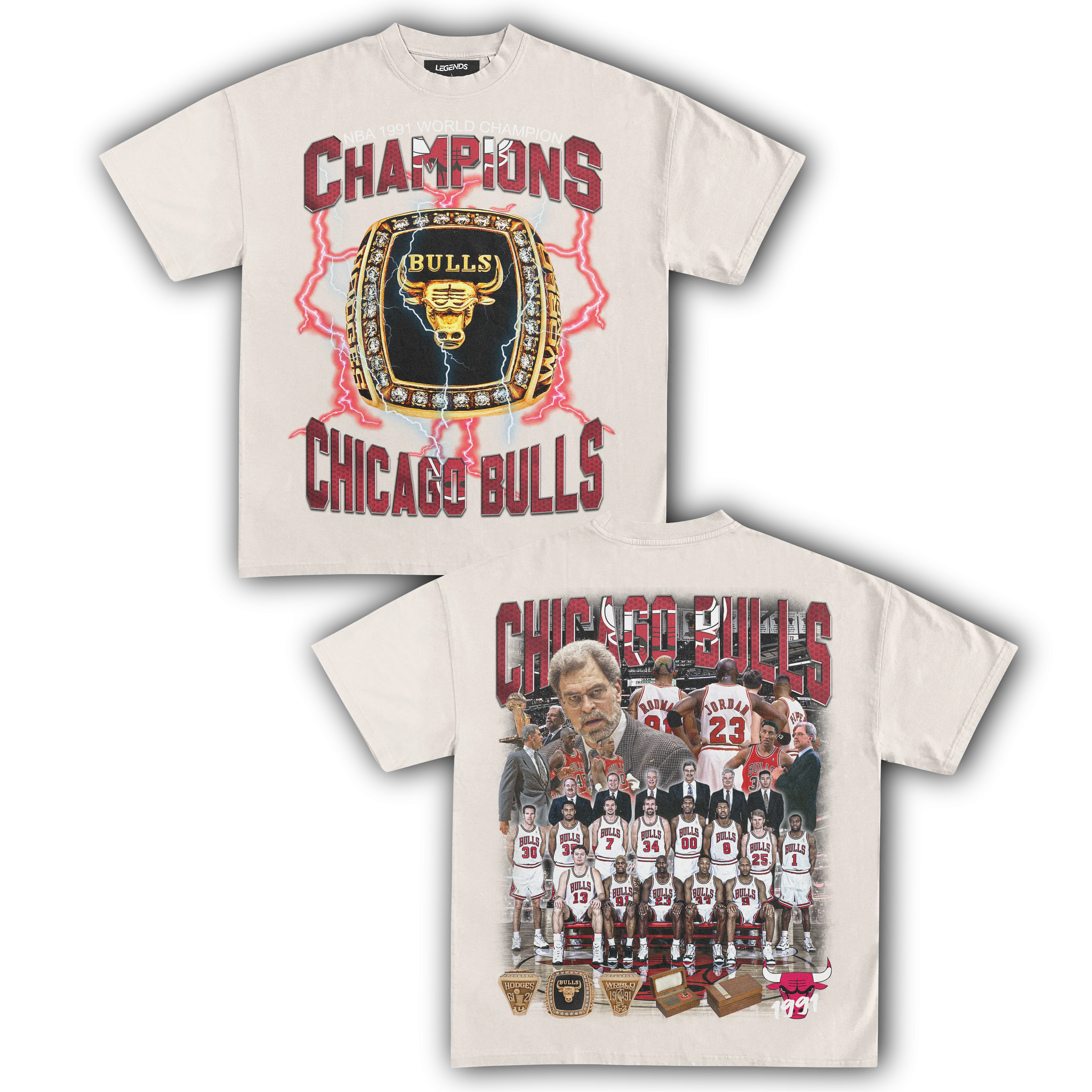 CHICAGO BULLS 1991 CHAMPIONS TEE