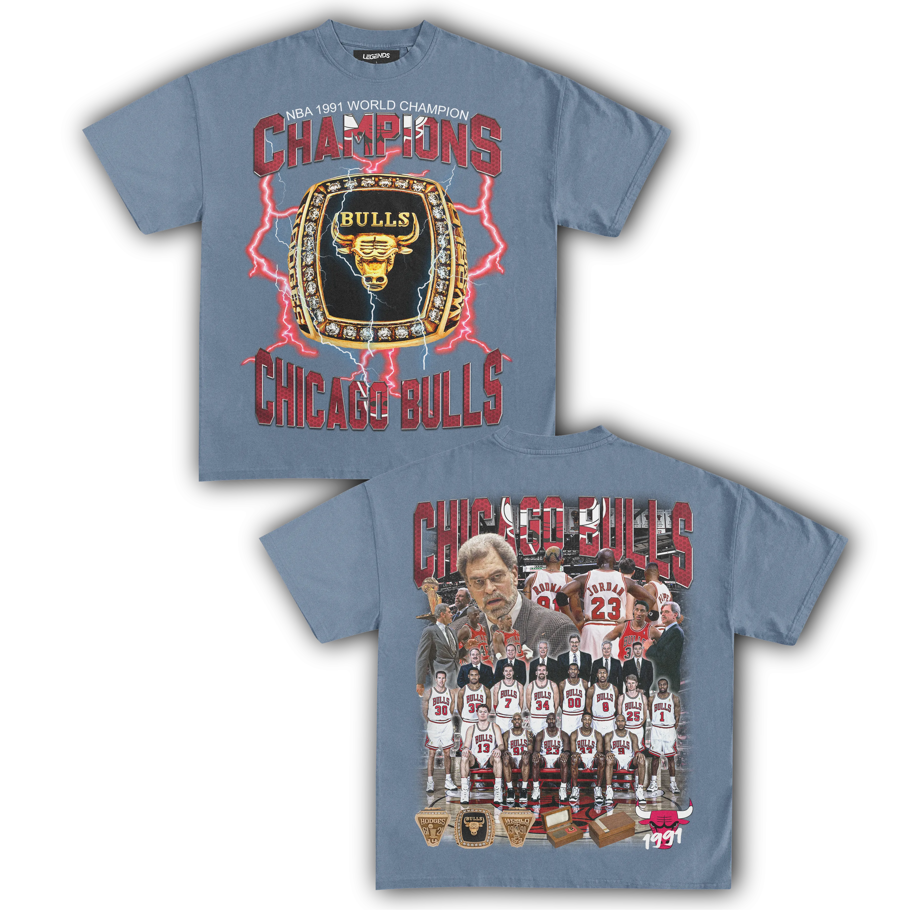 CHICAGO BULLS 1991 CHAMPIONS TEE